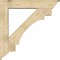 Ekena Millwork Merced Traditional Rough Sawn Bracket w/ Offset Brace, Douglas Fir, 8"W x 44"D x 44"H BKT0806X44X44MRC01RDF - alternate 3